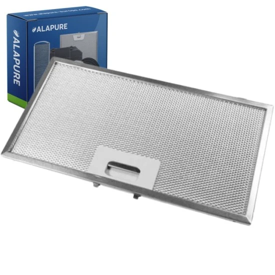 Alapure Metallfilter geeignet für Best 80871536 / 4055916003 / 80877699 325x170x10mm