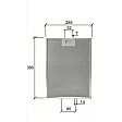 Alapure Metallfilter geeignet für Elica 380x290mm GF03RB Alapure Metallfilter geeignet für Elica 380x290mm GF03RB