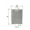 Alapure Metallfilter geeignet für Elica 380x290mm GF03RB