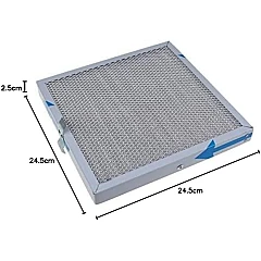 Alapure Metallfilter geeignet für Novy 563-8010A / 906109 / 247x247mm Alapure Metallfilter geeignet für Novy 563-8010A / 906109 / 247x247mm