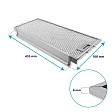 Siemens Metall-Fettfilter Set 434105 + 434107 (2St.) | Vorder- & Rückseite | 455x188x6 mm & 405x209x8 mm Siemens Metall-Fettfilter Set 434105 + 434107 (2St.) | Vorder- & Rückseite | 455x188x6 mm & 405x209x8 mm