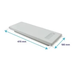Zanussi Gefrierfachtür 470x180mm / 2063754028