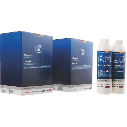 Bosch Pflegeset Kaffeemaschinen-Reinigungstabletten + Entkalker 00312267