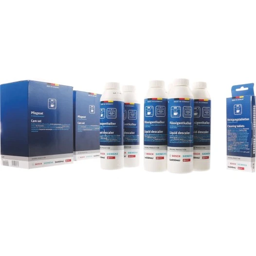 Bosch Pflegeset Kaffeemaschinen-Reinigungstabletten + Entkalker 00312267