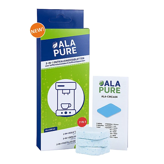 Alapure 2 in 1 Entkalkungstabletten passend für Jura 61848 ( 3x3 St.)