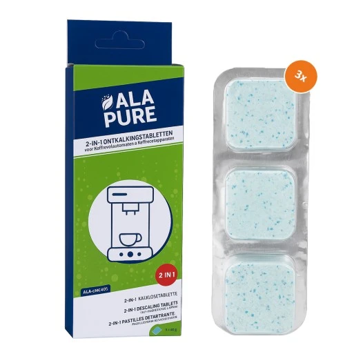 Alapure 2 in 1 Entkalkungstabletten (3x40gr) ALA-CMC405