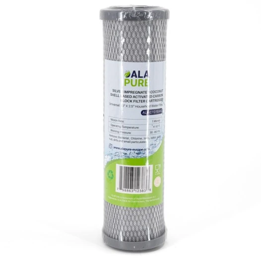 Alapure Aktivkohlefilter mit Silber ALA-CTO10-AG