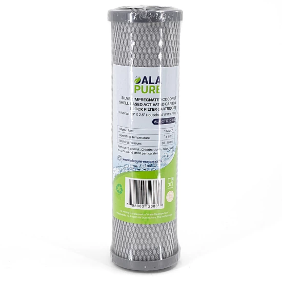 Alapure Aktivkohlefilter mit Silber ALA-CTO10-AG