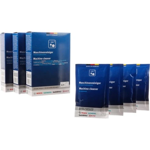 Bosch 00312485 Maschinenreiniger für Geschirrspülmaschinen - 12x45g