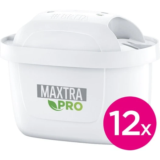 Brita Wasserfilterkanne Marella Cool 2.4L + 12 Maxtra Pro All-in-1 Wasserfilter Weiß