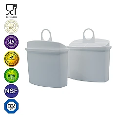 Alapure Wasserfilter geeignet für Braun KWF2 (2 Stck.)