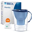 Brita Wasserfilterkanne Marella Cool + MAXTRA PRO Wasserfilter 12-pack