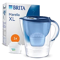 Brita Wasserfilterkanne Marella XL Blau + MAXTRA PRO Wasserfilter Brita Wasserfilterkanne Marella XL Blau + MAXTRA PRO Wasserfilter