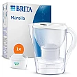 Brita Wasserfilterkanne Marella Weiß 1051118 (Filtert PFAS)