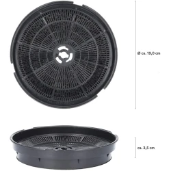 ATAG Kohlefilter ACC917 / KF67 / 34468 / 31028  ATAG Kohlefilter ACC917 / KF67 / 34468 / 31028