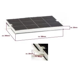 Alapure HFK121 Aktivkohlefilter geeignet für 351210 / 00351210 / DHZ5160 / CD96965001 / Z5114X0