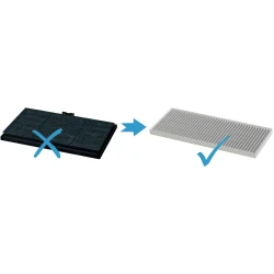 Alapure CleanAir Kohlefilter passend für Neff 17006619 / Z51ITB2X4