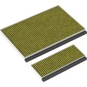 Alapure CleanAir Plus Aktivkohlefilter geeignet für Constructa 11042136 / 17005388 / CZ51AFA0X0 (Satz)