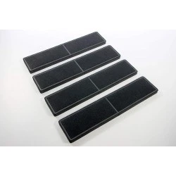 Alapure HFK3955 Passend für Miele Kohlefilter DKF21-1 / 9720600 (4 Stück)