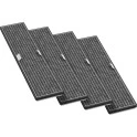 Alapure HFK3990 Kompatibel mit Miele Kohlefilter DKF21-P / 9720600 (4 Stück)