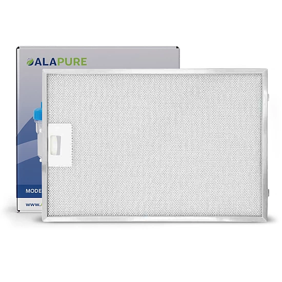 Alapure Metallfilter geeignet für Profilo 742967 / 00742967 388x265x8mm Alapure Metallfilter geeignet für Profilo 742967 / 00742967 388x265x8mm