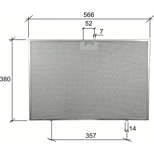Elica Metallfilter GF08KA 565x380x9mm