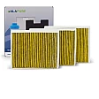 Alapure CleanAir Plus Kohlefilter passend für Neff 11034226 / 17004039 / Z52JXB1X6 (3 St.)