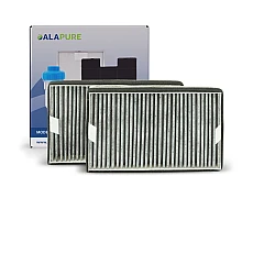 Alapure HFK3975 Kompatibel mit Miele Kohlefilter DKF19-P / FWKM-1423 (2 Stück)