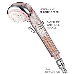 Filter wechseln SPA Duschkopf Filter für koreanischen transparenten Duschkopf