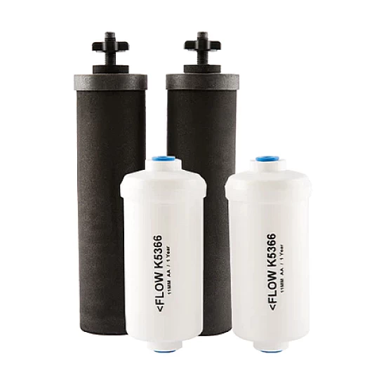 Black Berkey Wasserfilterelemente + Berkey PF-2 Black Berkey Wasserfilterelemente + Berkey PF-2