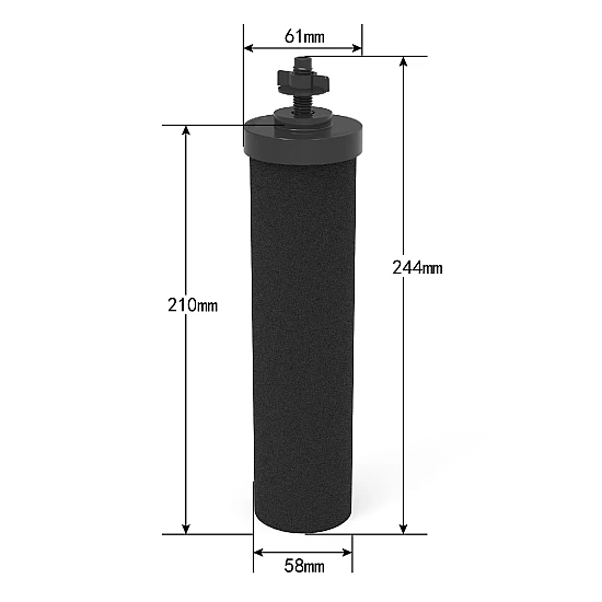 Alapure Wasserfilterelemente geeignet für Black Berkey Alapure Wasserfilterelemente geeignet für Black Berkey