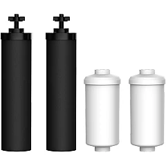 Alapure Set Wasserfilterelemente + Berkey PF-2 geeignet für Black Berkey