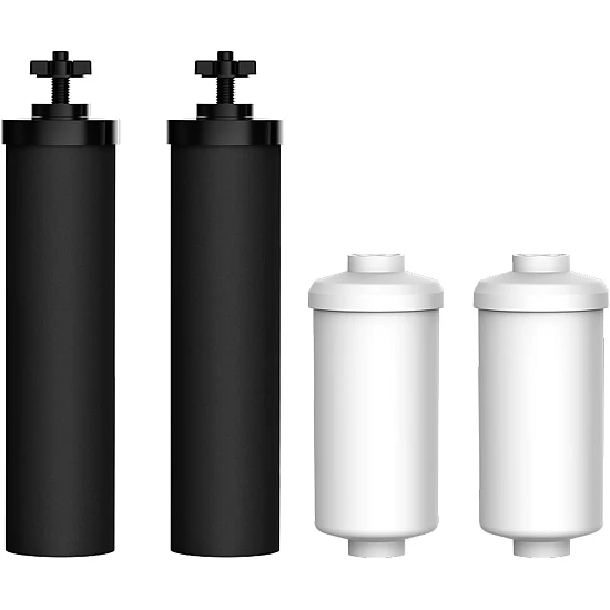 Black Berkey Wasserfilterelemente + Berkey PF-2 von Alapure Set Black Berkey Wasserfilterelemente + Berkey PF-2 von Alapure Set