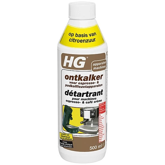HG Espresso- und Pad-Kaffeemaschinen Entkalker