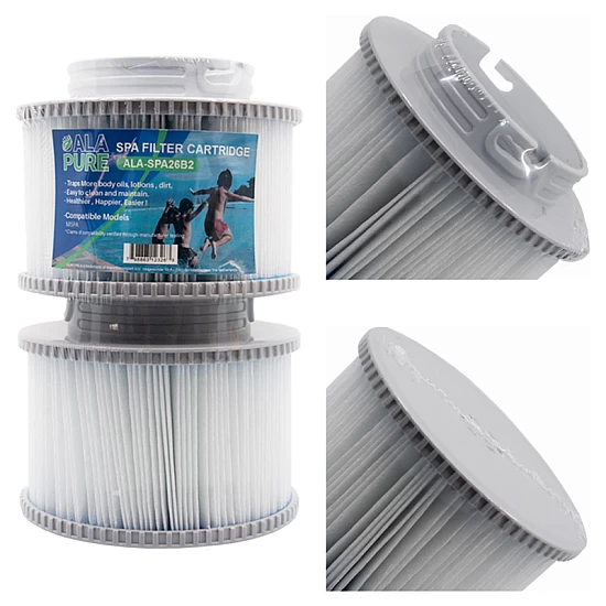 Alapure Filter geeignet für MSpa Whirlpool 2er-Pack | 2010-2019 Alapure Filter geeignet für MSpa Whirlpool 2er-Pack | 2010-2019