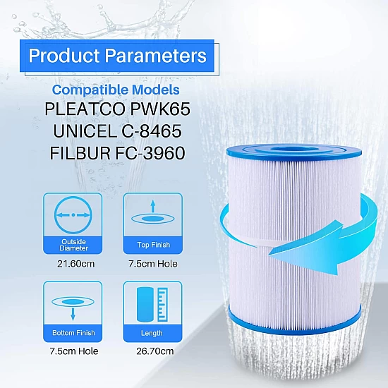 Alapure Spa Wasserfilter SC713 / 80651 / C-8465 Alapure Spa Wasserfilter SC713 / 80651 / C-8465