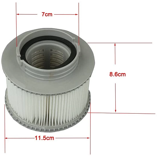 Alapure Filter geeignet für MSpa Whirlpool 2er-Pack | 2010-2019 Alapure Filter geeignet für MSpa Whirlpool 2er-Pack | 2010-2019