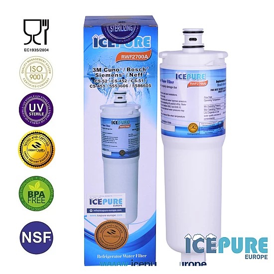 Icepure Wasserfilter geeignet für Kuppersbusch CS-52 Icepure Wasserfilter geeignet für Kuppersbusch CS-52