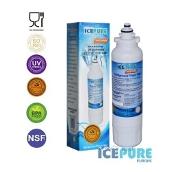 Icepure Wasserfilter geeignet für LG ADQ73613401 LT800P