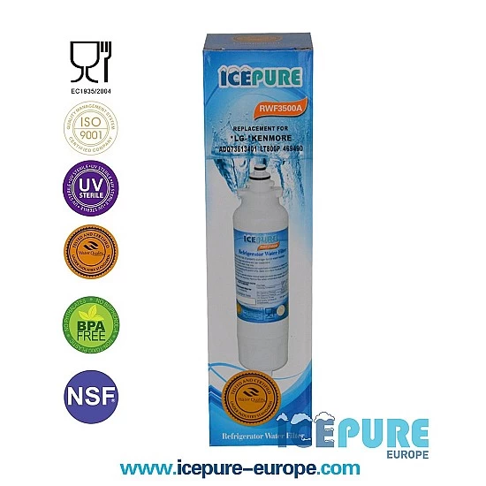 Icepure Wasserfilter geeignet für LG ADQ73613401 LT800P Icepure Wasserfilter geeignet für LG ADQ73613401 LT800P