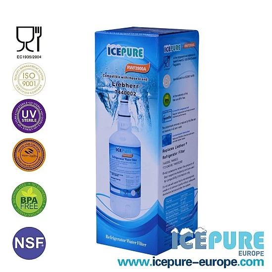 Icepure Wasserfilter geeignet für Liebherr 7440000 / 988098000 / 7440002 Icepure Wasserfilter geeignet für Liebherr 7440000 / 988098000 / 7440002
