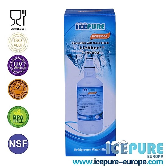 Icepure Wasserfilter geeignet für Liebherr 7440000 / 988098000 / 7440002 Icepure Wasserfilter geeignet für Liebherr 7440000 / 988098000 / 7440002