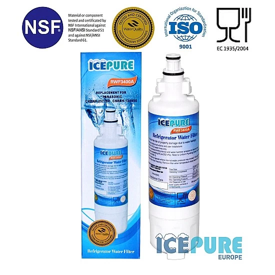 Alapure Wasserfilter geeignet für Panasonic CNRAH-257760 Alapure Wasserfilter geeignet für Panasonic CNRAH-257760