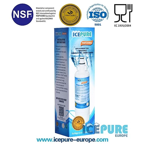 Alapure Wasserfilter geeignet für Panasonic CNRAH-257760 Alapure Wasserfilter geeignet für Panasonic CNRAH-257760