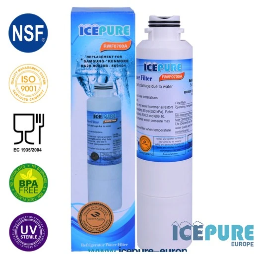 Alapure Wasserfilter geeignet für Samsung DA29-00020B Doppelter O-Ring