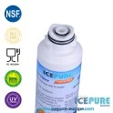Alapure Wasserfilter geeignet für Samsung DA29-00020B Doppelter O-Ring