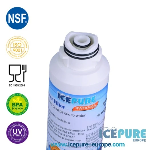 Alapure Wasserfilter geeignet für Samsung DA29-00020B Doppelter O-Ring