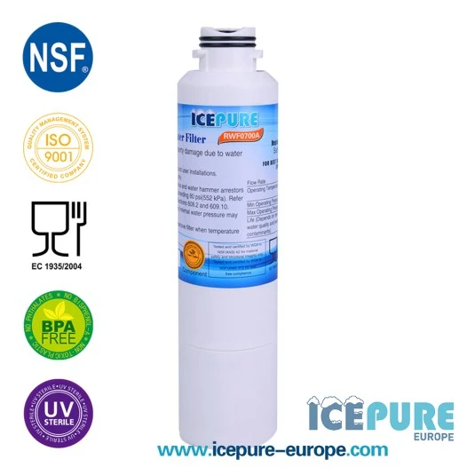 Alapure Wasserfilter geeignet für Samsung DA29-00020B Doppelter O-Ring