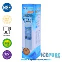 Alapure Wasserfilter geeignet für Samsung DA29-00020B Doppelter O-Ring