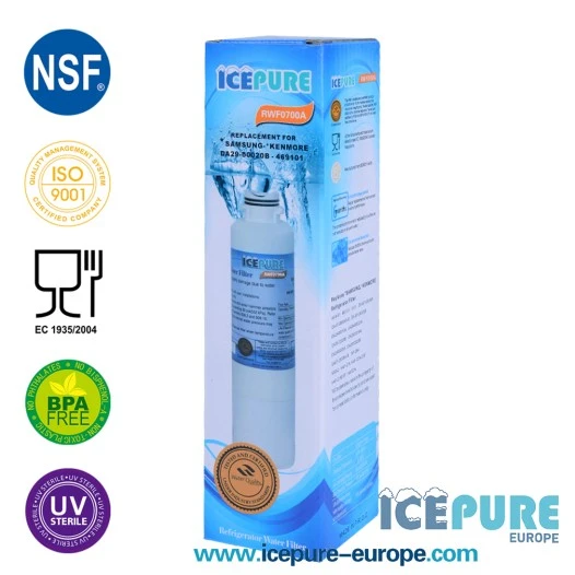 Alapure Wasserfilter geeignet für Samsung DA29-00020B Doppelter O-Ring